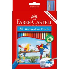 Faber-Castell - Watercolour pencil pack of 36