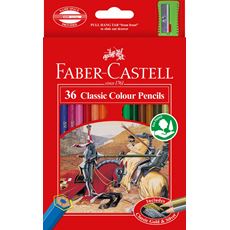 Faber-Castell - Classic colour pencil pack of 36
