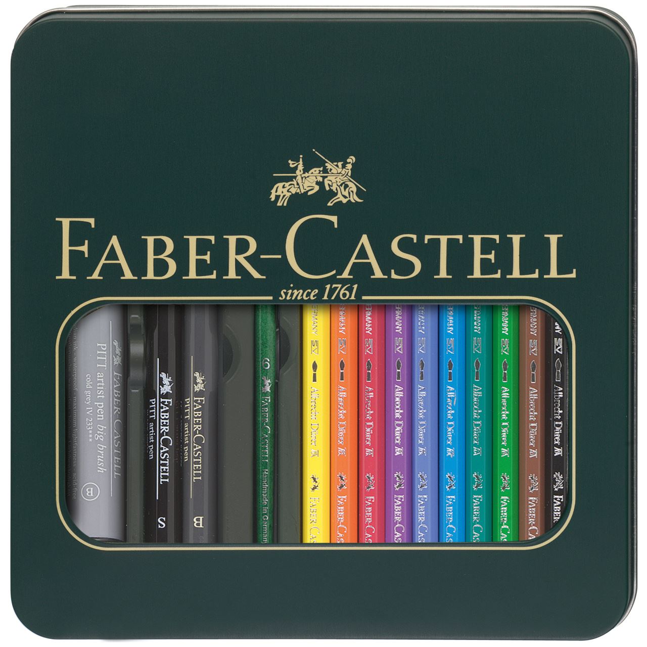 Faber-Castell - Mixed media tin Albrecht Dürer + PITT artist pen
