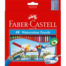 Faber-Castell - Watercolour pencil pack of 48