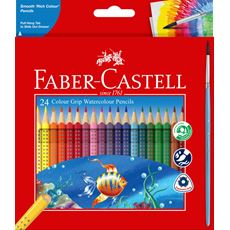 Faber-Castell - Grip watercolour pencil pack of 24