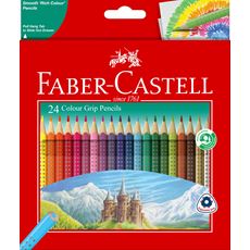 Faber-Castell - Grip colour pencil pack of 24