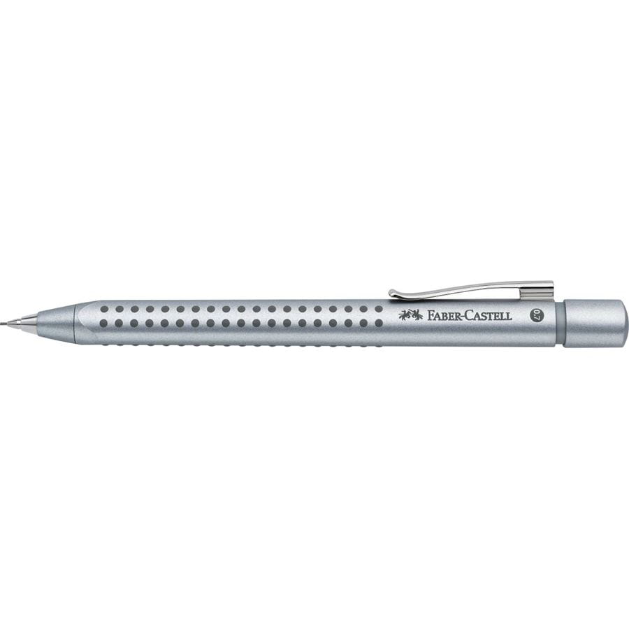 Faber-Castell - Grip 2011 mechanical pencil, 0.7 mm, silver