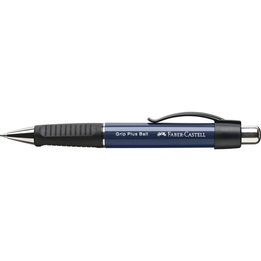 Faber-Castell - Grip Plus Ball ballpoint pen, M, navy blue