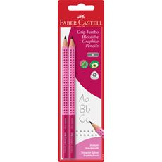 Faber-Castell - Graphite pencil Jumbo Grip 2x Girls