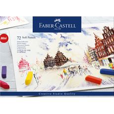 Faber-Castell - Soft pastels mini, cardboard wallet of 72