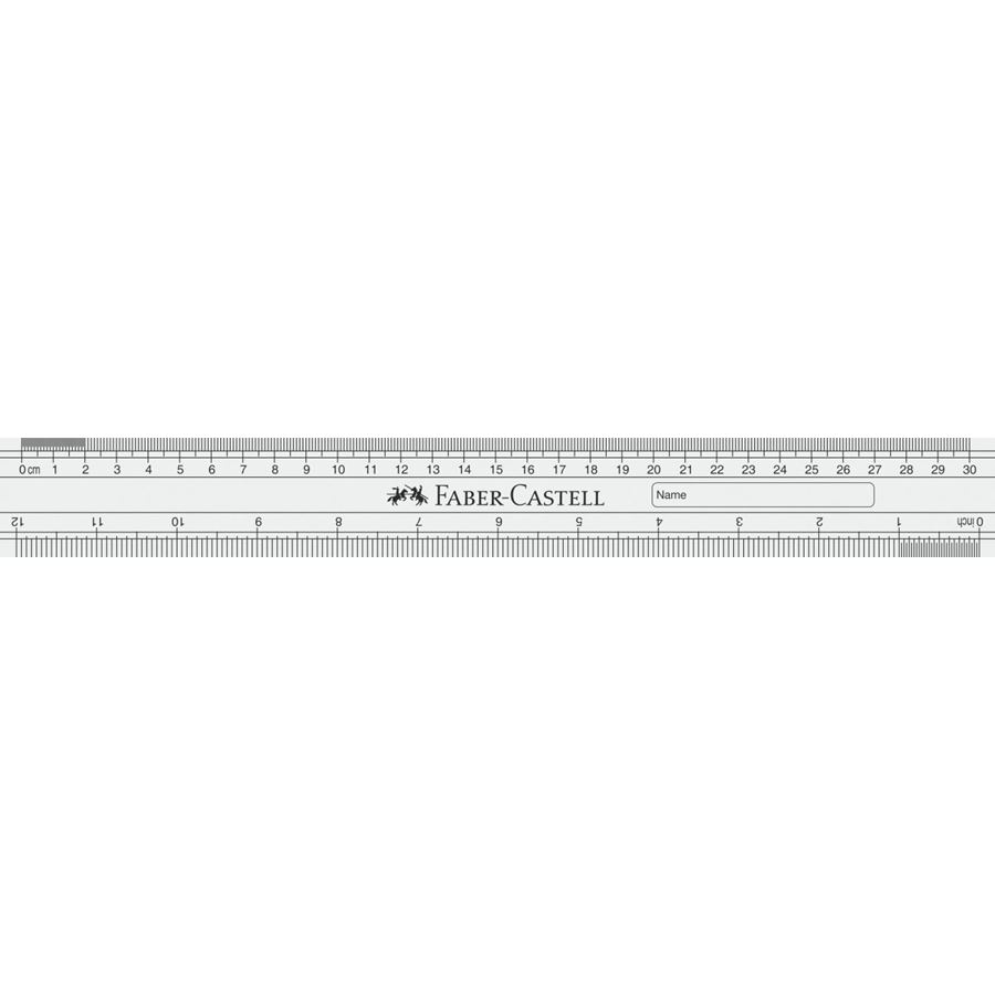 Faber-Castell - Plastic ruler 30 cm