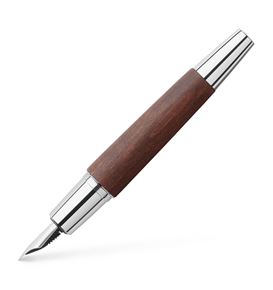 Faber-Castell - e-motion wood fountain pen, M, dark brown